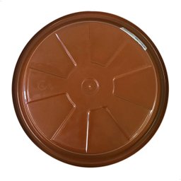 Kit 3 Pratos para Vaso Redondo Suporte para Planta 40x4cm - 6