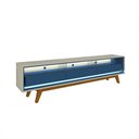 Ver imagem 2 de Rack para Tv com Led Requinte 212 Off White Azul Royal - Gelius