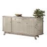Buffet 4 Portas 2 Gavetas Mônaco - Calacata/off White - 2