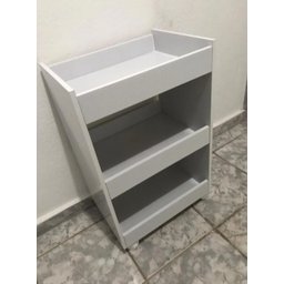 Armário Balcão Lavanderia Área De Serviço Com Rodas Brancas - 6