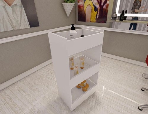 Armário Balcão Lavanderia Área De Serviço Com Rodas Brancas é boa?