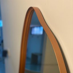 Espelho Grande Corpo Inteiro com Moldura Metal Orgânico Decorativo 150x60cm Luxo - 3