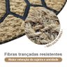 1 Tapete Capacho Fibra Coco Antiderrapante 40x60 Meia Lua P2 - 4