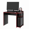Mesa para Computador Gamer xp - Preto com Vermelho - Rpm Móveis - 2