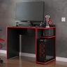 Mesa para Computador Gamer xp - Preto com Vermelho - Rpm Móveis - 1
