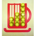 Ver imagem 3 de Porta Cápsulas Nespresso Xícara - Toque 3D - Vermelho