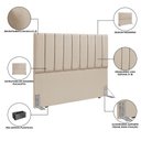Ver imagem 4 de Cabeceira Cama de Casal Boucle Premium