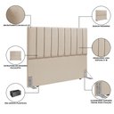 Ver imagem 4 de Cabeceira Cama de Casal Boucle Premium