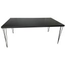 Ver imagem 2 de Mesa Estilo Industrial - Modelo Hairpin Legs - 160x90cm - Preto.