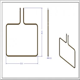 Kit Resistência Inferior para Fornos Embutir 127v - 5 peças - 3