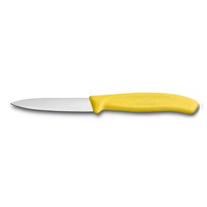 Faca Victorinox Swiss Classic - Lâmina Lisa - 8 Cm - Amarelo - 6.7606.l118