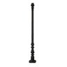 Poste Colonial Jardim N02 Pé Quadrado Ferro Fundido 155cm - 1