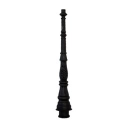 Poste Colonial Jardim Decoração N04 de Ferro Fundido 131cm - 1