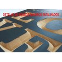 Ver imagem 3 de Quadro Decorativo Entalhado em Madeira - M - Avião