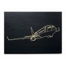 Quadro Decorativo Entalhado em Madeira - M - Avião - 1