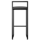 Ver imagem 5 de Banqueta Alta Industrial Quadrada com Encosto Cinza