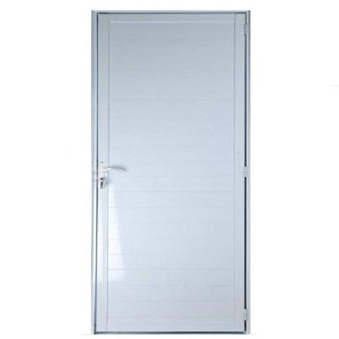 Porta Lambril de Alumínio Branco 2.10 x 0.70 x 0.045 com Maçaneta:Esquerda