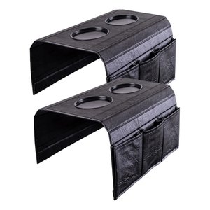 Esteira Porta Copo para Braço de Sofá:preta