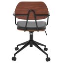 Ver imagem 4 de Kit com 10 Cadeiras Office com Relex em Aço Carbono e Couro Ecologico Dijon Preto