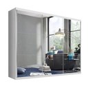 Ver imagem 3 de Guarda Roupa Casal 3 Portas de Correr 4 Gavetas e 9 Espelhos Rennes Minastex