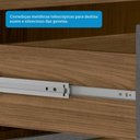 Ver imagem 5 de Cômoda Multiuso 1 Porta 6 Gavetas com Pés e Espelho Marabá Santos Andirá