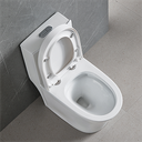 Ver imagem 5 de Vaso Sanitário Monobloco Completo - Caixa Acolpada com Assento Cor Branco