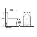 Ver imagem 6 de Vaso Sanitário Monobloco Completo - Caixa Acolpada com Assento Cor Branco