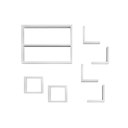 Ver imagem 4 de Kit 7 Peças Nichos Branco Fabricação Própria Nicho Decor
