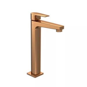 Torneira de Mesa Bica Alta para Lavatório Level Red Gold 1189.gl26.rd