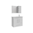 Ver imagem 2 de Gabinete Banheiro c/Espelho Atenas 65cm Branco MGM