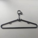 Ver imagem 2 de Kit 25 Cabides Antifurto Fixos Preto 44,5cm Cinquetti Hotel