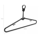 Ver imagem 4 de Kit 25 Cabides Antifurto Fixos Preto 44,5cm Cinquetti Hotel