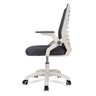 Cadeira de Escritório Diretor Giratória Alexander Cinza/ Branca Healer - 10
