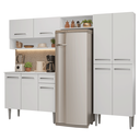 Ver imagem 3 de Armário de Cozinha Completa 229cm Branco Emilly Madesa 17