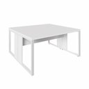 Ver imagem 4 de Plataforma para Escritório 1,70m x 0,70m para 2 Pessoas MDP 170cm Branco F5 Office
