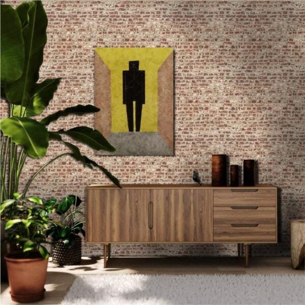 Papel De Parede Tijolinho 80 2,7M X 60Cm - 1