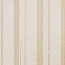 Papel De Parede Listras Off White Com Dourado - 1
