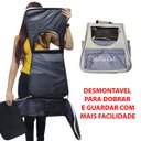Ver imagem 3 de Mochila Bolsa Transporte Pet Cachorro Gato Animais Bolso Ventilado Ar Vista Panoramica Viagem Passei