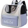 Mochila Bolsa Transporte Pet Cachorro Gato Animais Bolso Ventilado Ar Vista Panoramica Viagem Passei - 9