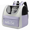 Ver imagem 1 de Mochila Bolsa Transporte Pet Cachorro Gato Animais Bolso Ventilado Ar Vista Panoramica Viagem Passei