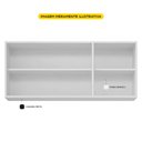 Ver imagem 3 de Conjunto de Armários Aéreo Cozinha Planejada Lux 120cm e 80cm 100% Mdf Preto Tx Fosco - Desk Design