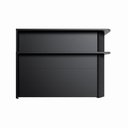 Ver imagem 5 de Balcão Recepção em L e Gaveteiro Suspenso com 2 Gavetas F5 Cor:preto