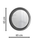 Ver imagem 6 de Espelho Decorativo Call Preto 60 cm Redondo Preto, 60 cm