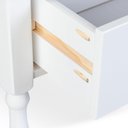 Ver imagem 6 de Aparador 2 Gavetas Tampo em Madeira Maciça Pés Torneados Louise