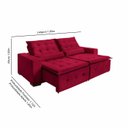 Ver imagem 2 de Sofá Spazzio 2lugares 1,60cm Retrátil e Reclinável - de Casa Décor e Estofados.