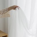 Ver imagem 3 de Cortina 2,80x1,20 Sala Quarto Cozinha Voil Microfibra:branco