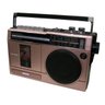 Boombox Retro Rocker Ion - Toca Fita Cassete e Rádio com Entradas USB e SD 110V Cobre - 1