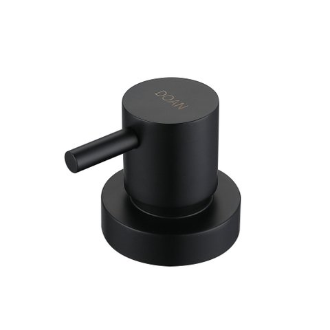 Acabamento de Registro Inox Preta 1.1/2 e 1.1/4 Doan Noxac02b Padrão Deca