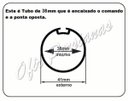 Ver imagem 3 de KIT 38MM COM CORRENTE PARA CORTINA ROLÔ - PEÇAS REPARO