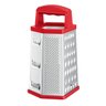 Ralador em Aço Inox 6 Faces Vermelho 9" Prp5357-vm - Euro - 2